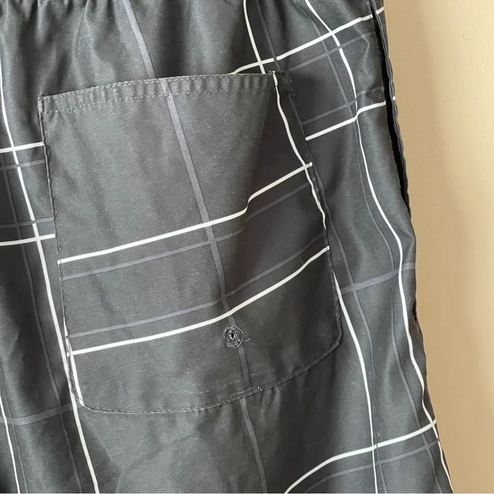 NIKE | Windowpane Check Swim Trunks Sz M